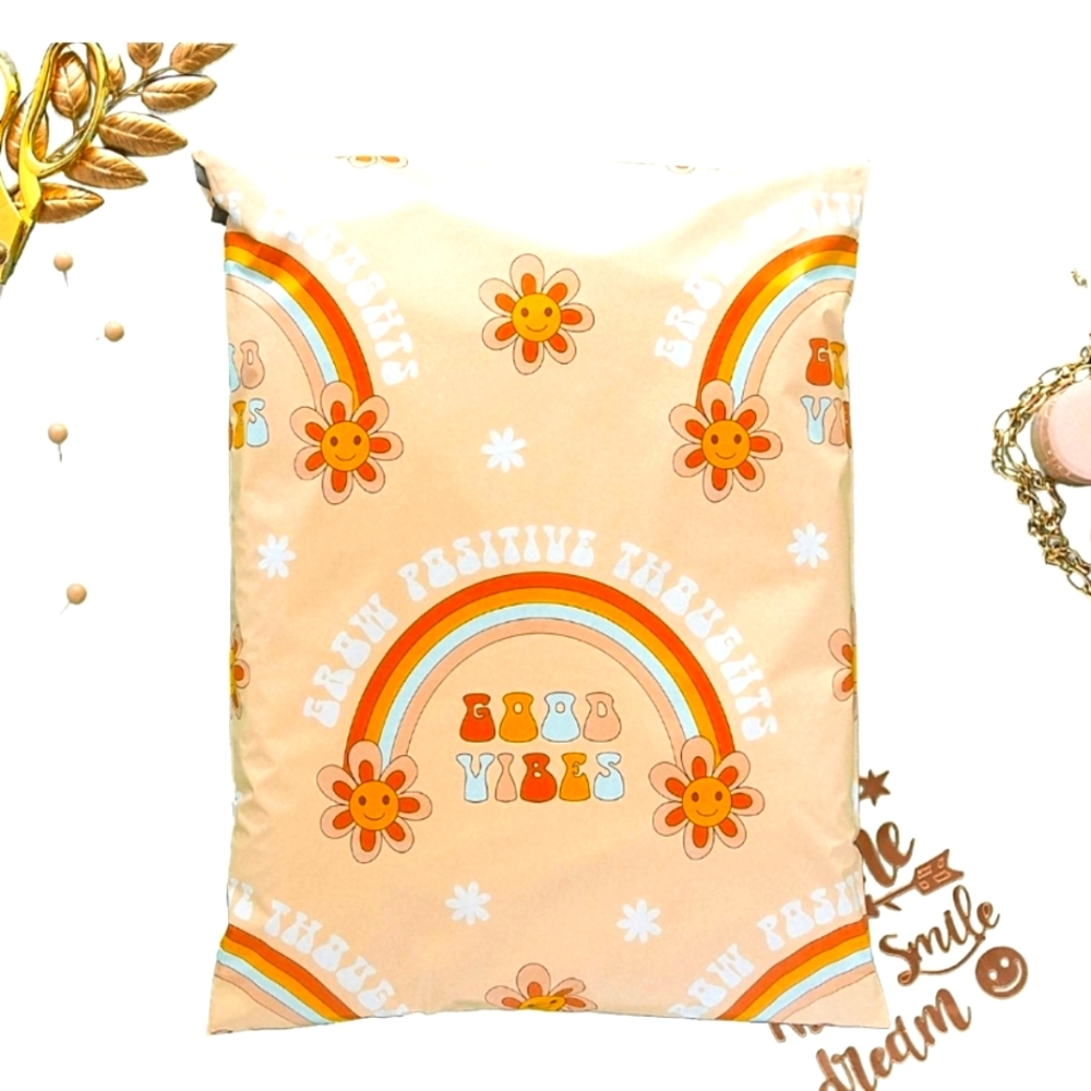 12" X 15.5" Grow Positive thoughts  poly mailers 20 Pc Bundle PLUS PLUS PLUS